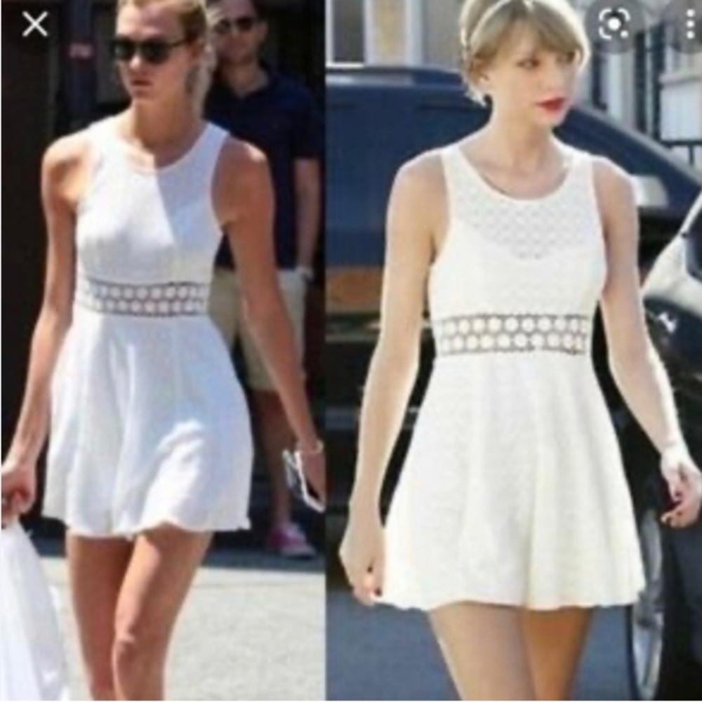 Free People White Mini Dress